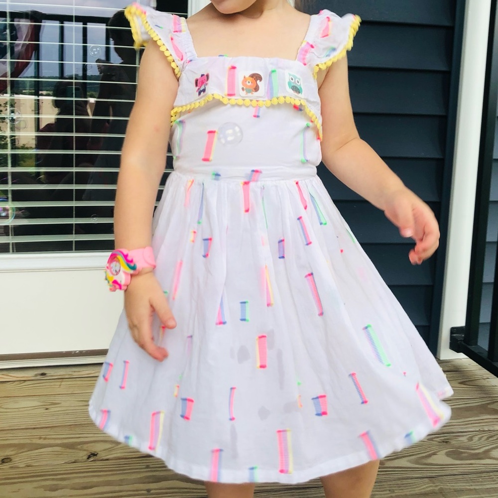 Cat & Jack White Ruffled Sundress